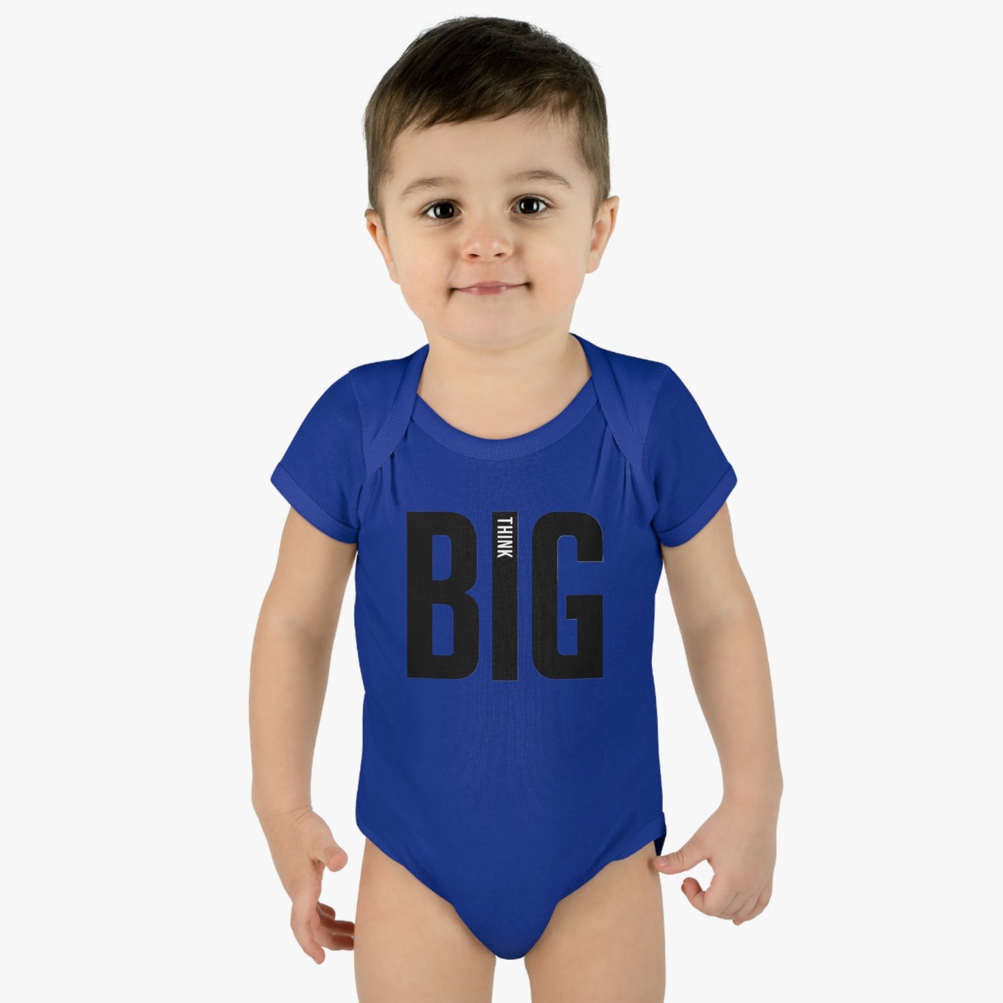Bodysuit Infant Baby Rib Think Big by Mariu del Campo. - Mariu del Campo