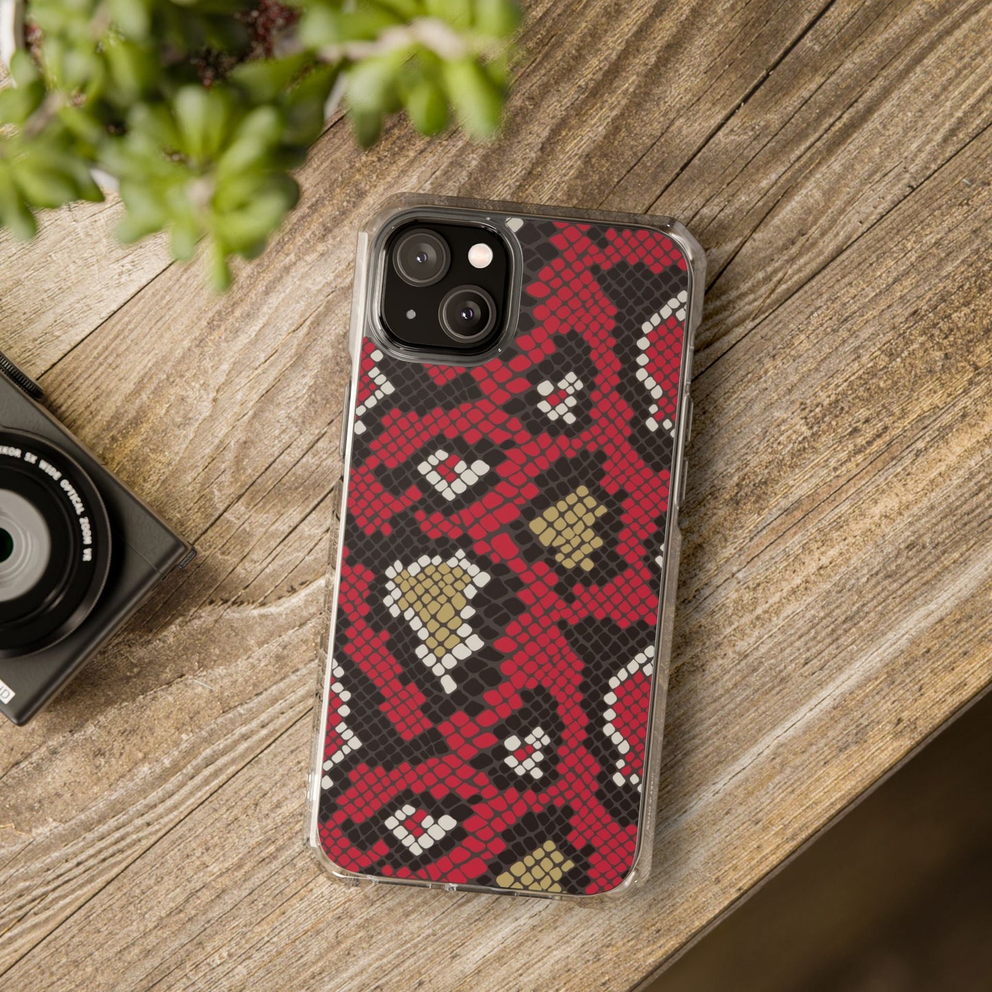 Cases Magnetic Clear Impact reptile by Mariu del Campo. - Mariu del Campo