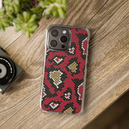 Cases Magnetic Clear Impact reptile by Mariu del Campo. - Mariu del Campo