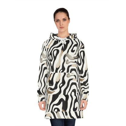 Hoodie Dress African Wild Women's by Mariu del Campo. - Mariu del Campo