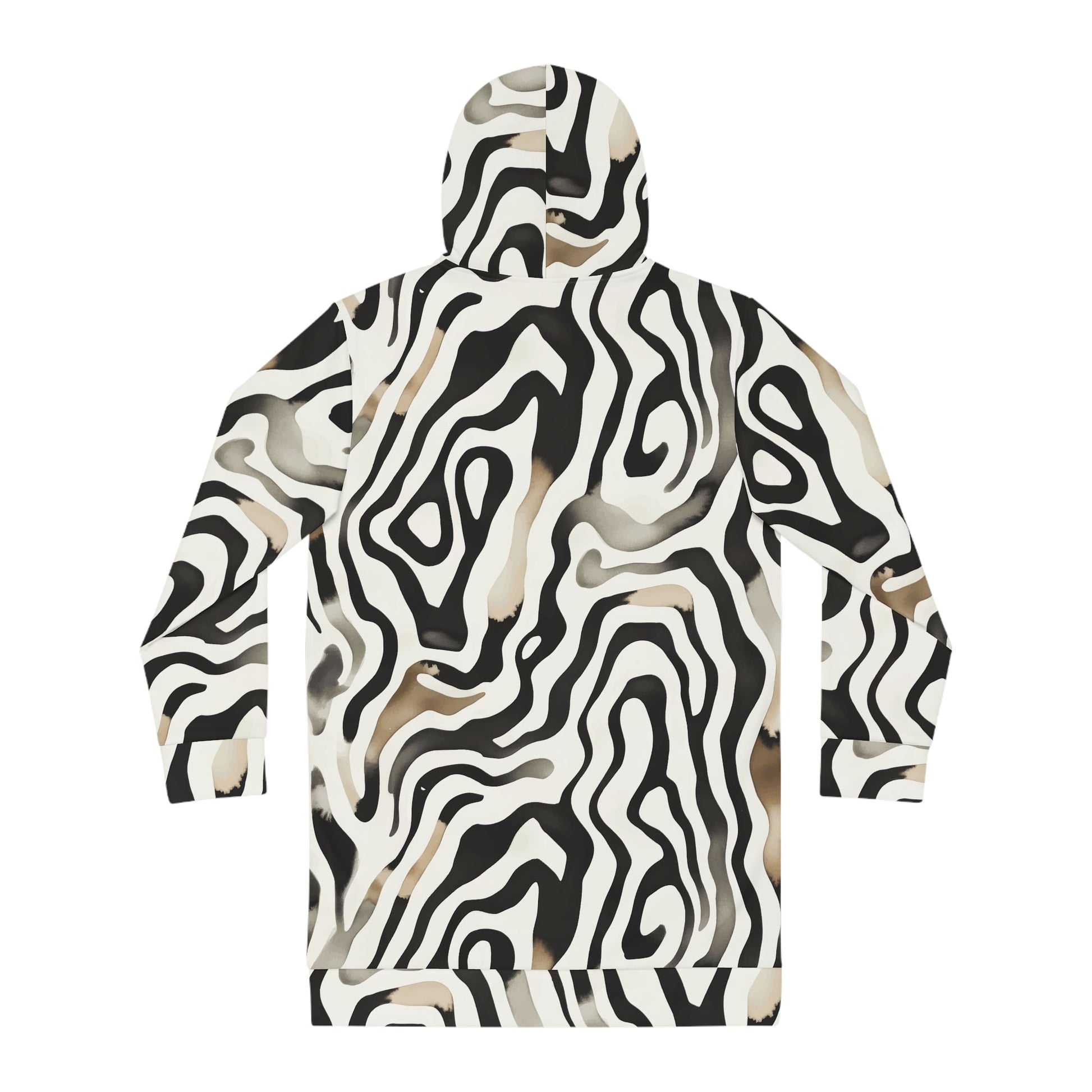 Hoodie Dress African Wild Women's by Mariu del Campo. - Mariu del Campo