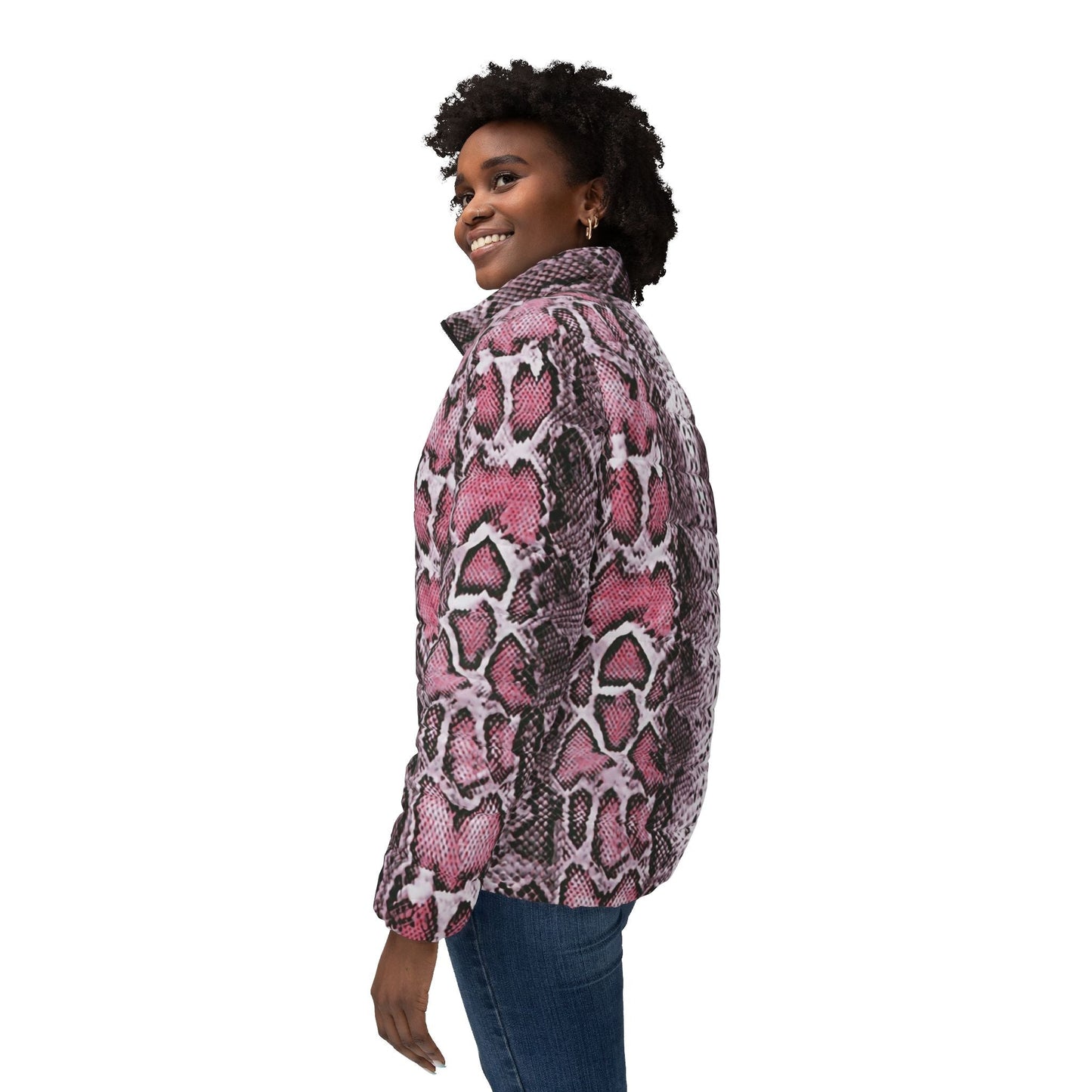 Jacket Women’s Puffer reptile by Mariu del Campo. - Mariu del Campo