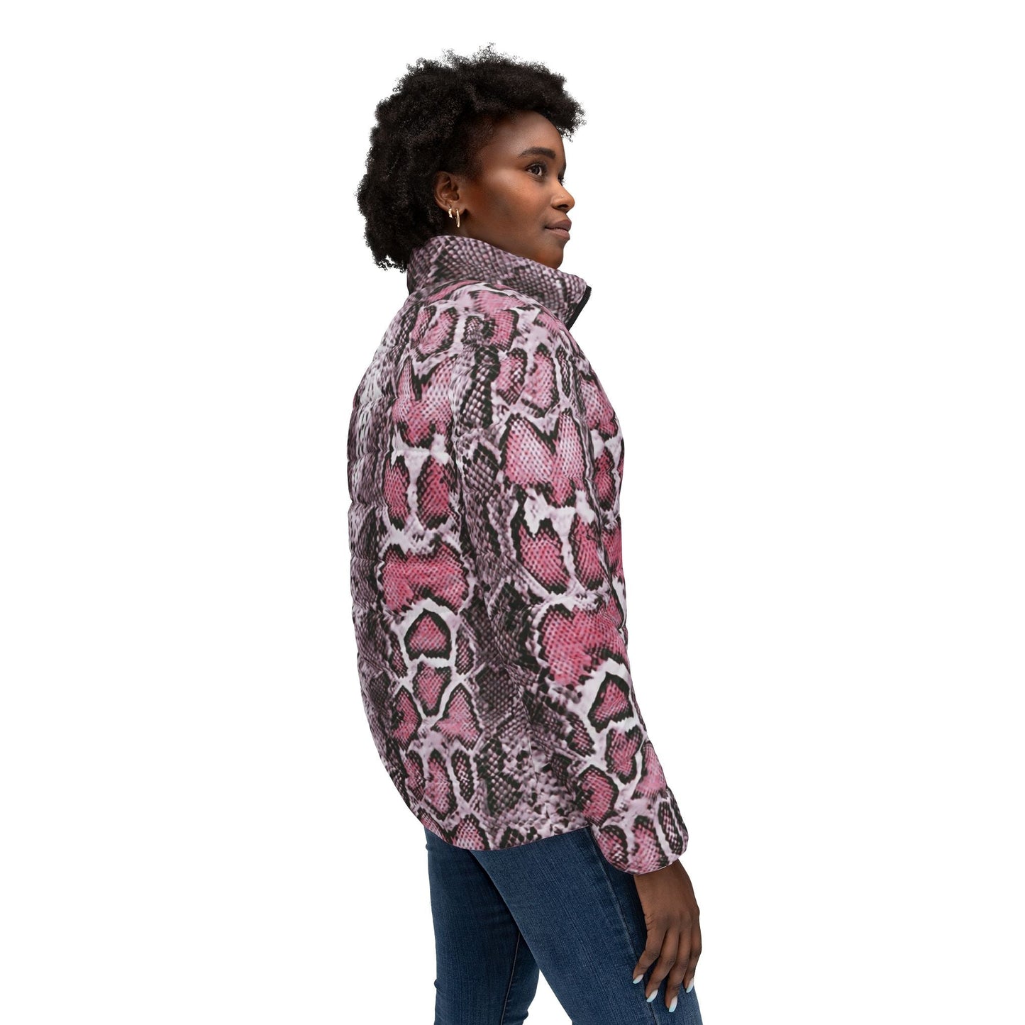 Jacket Women’s Puffer reptile by Mariu del Campo. - Mariu del Campo