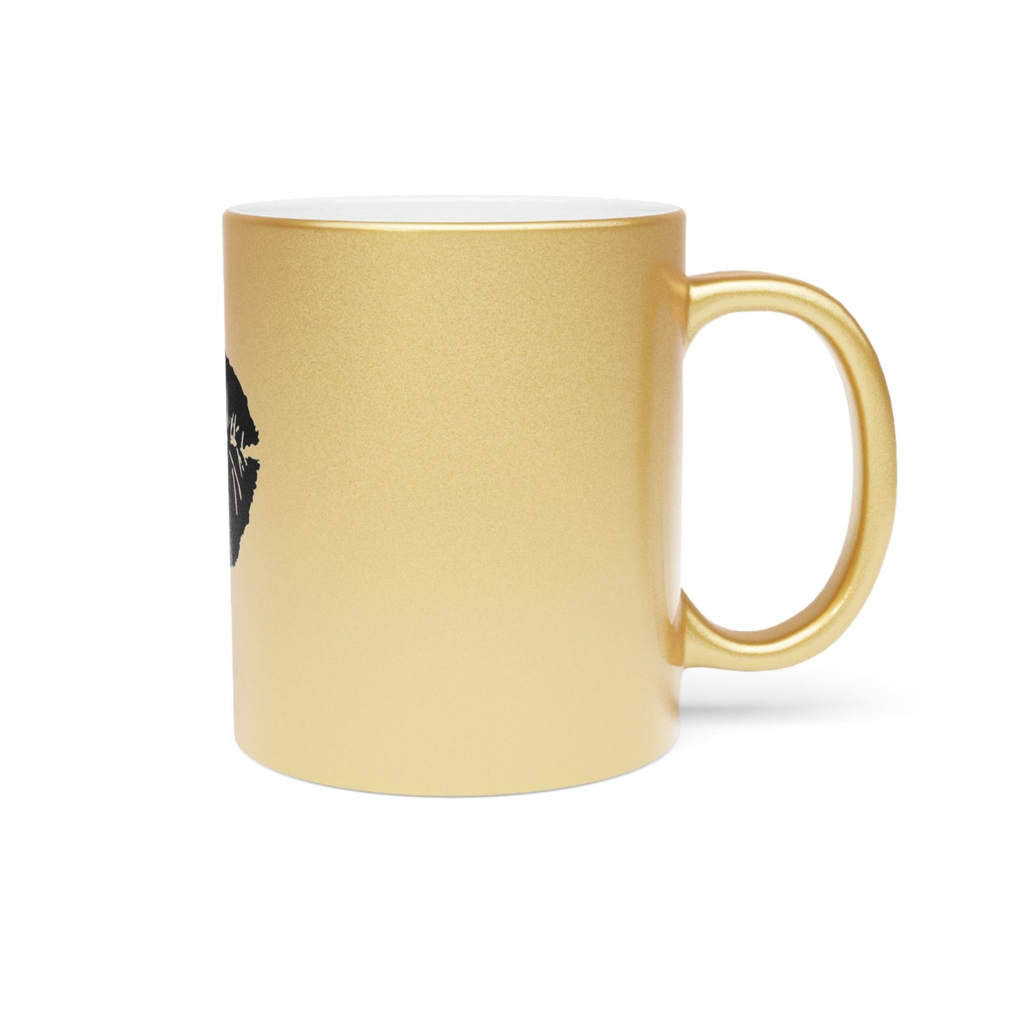 Mug Metallic (Silver\Gold) Lips by Mariu del Campo. - Mariu del Campo