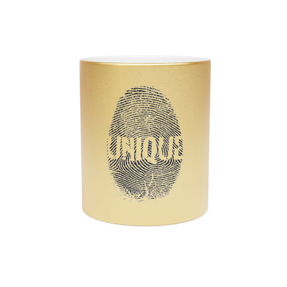 Mug Metallic (Silver\Gold) Unique by Mariu del Campo. - Mariu del Campo