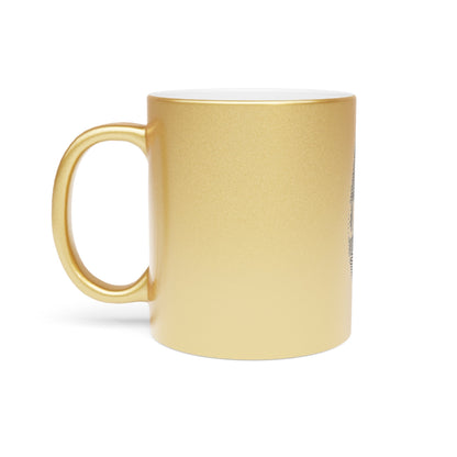 Mug Metallic (Silver\Gold) Unique by Mariu del Campo. - Mariu del Campo
