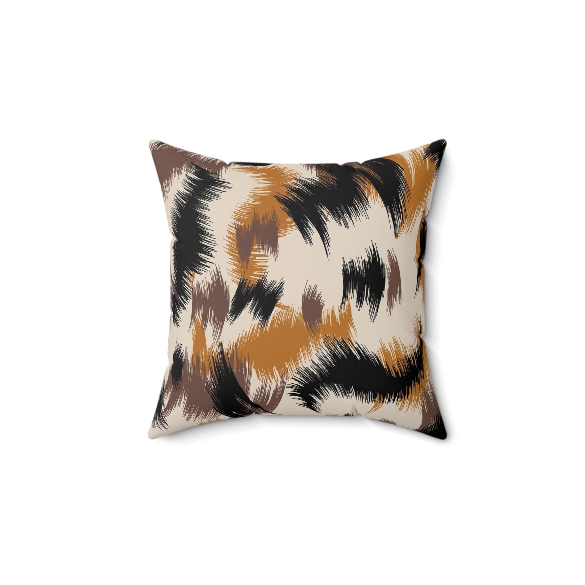 Pillow Faux Suede Square paint by Mariu del Campo. - Mariu del Campo