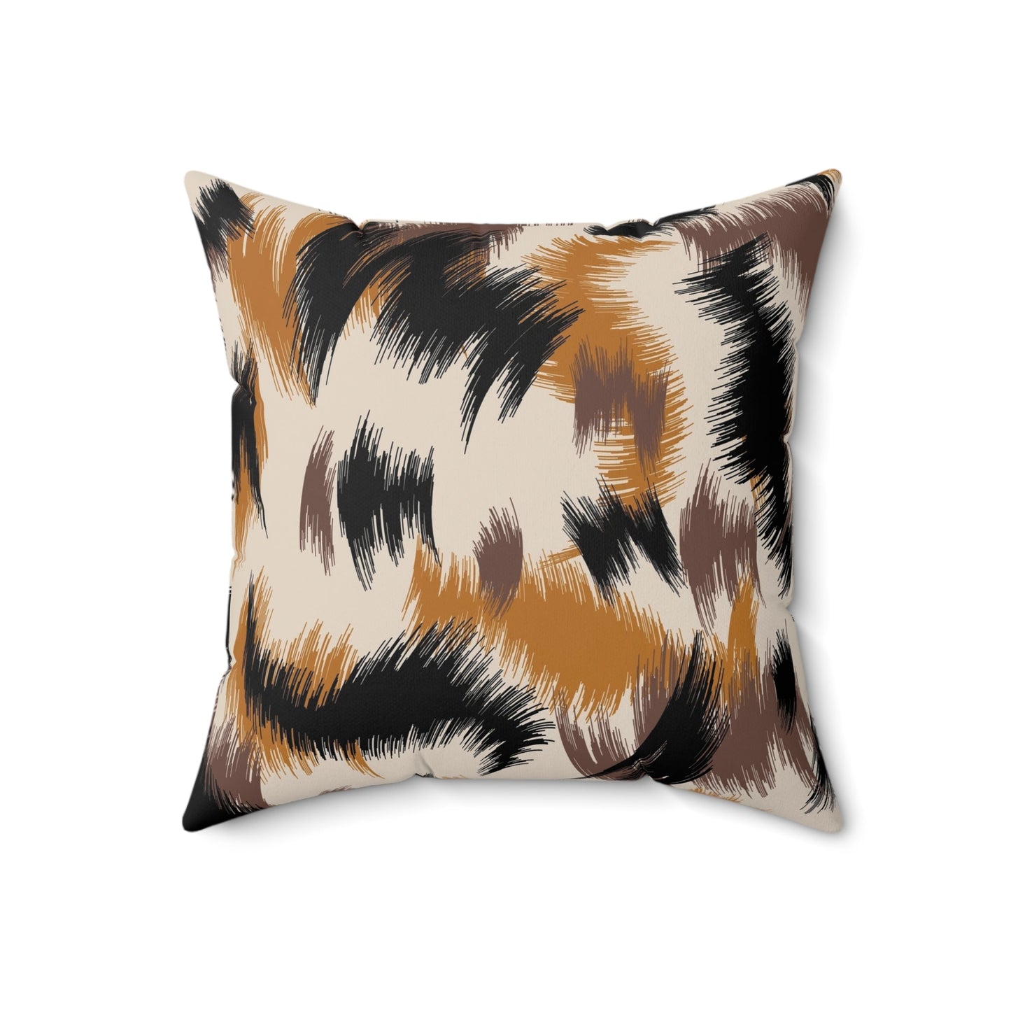 Pillow Faux Suede Square paint by Mariu del Campo. - Mariu del Campo