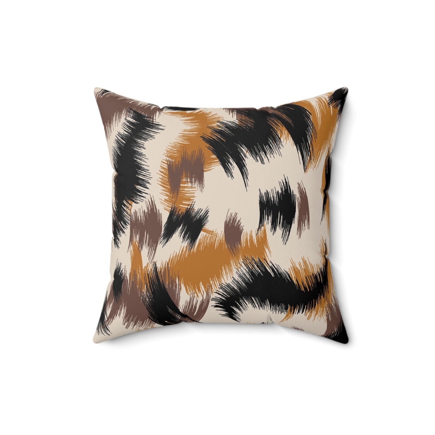 Pillow Faux Suede Square paint by Mariu del Campo. - Mariu del Campo