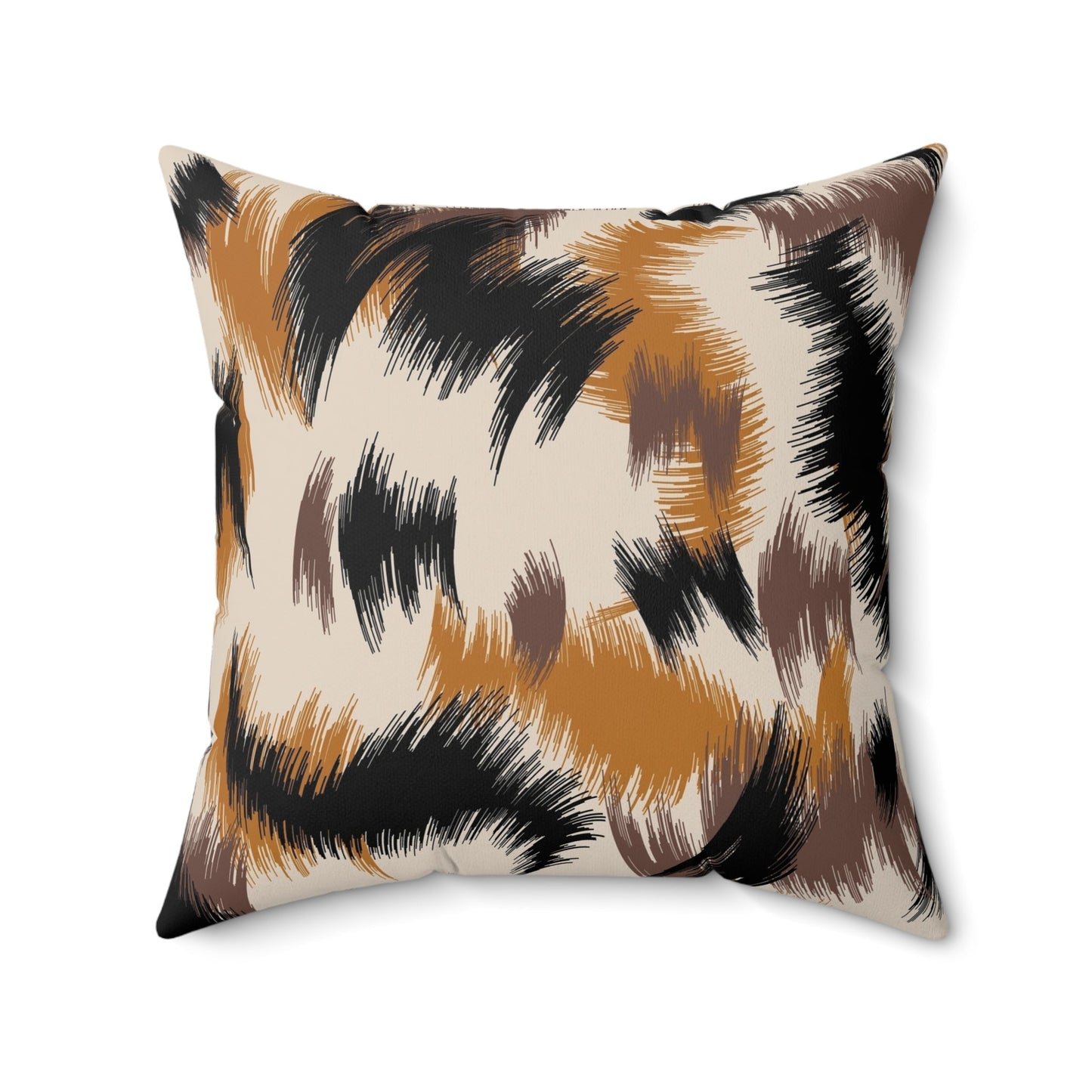Pillow Faux Suede Square paint by Mariu del Campo. - Mariu del Campo