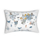 Pillow Spun Polyester Lumbar animal world by Mariu del Campo. - Mariu del Campo
