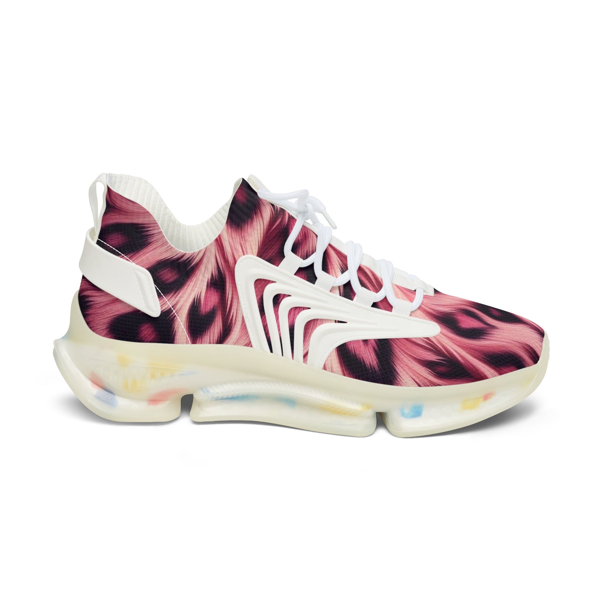 Sneakers Women's Mesh animal pink by Mariu del Campo. - Mariu del Campo