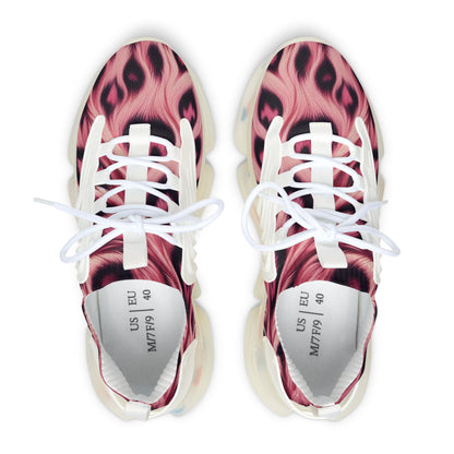 Sneakers Women's Mesh animal pink by Mariu del Campo. - Mariu del Campo
