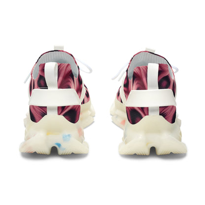 Sneakers Women's Mesh animal pink by Mariu del Campo. - Mariu del Campo