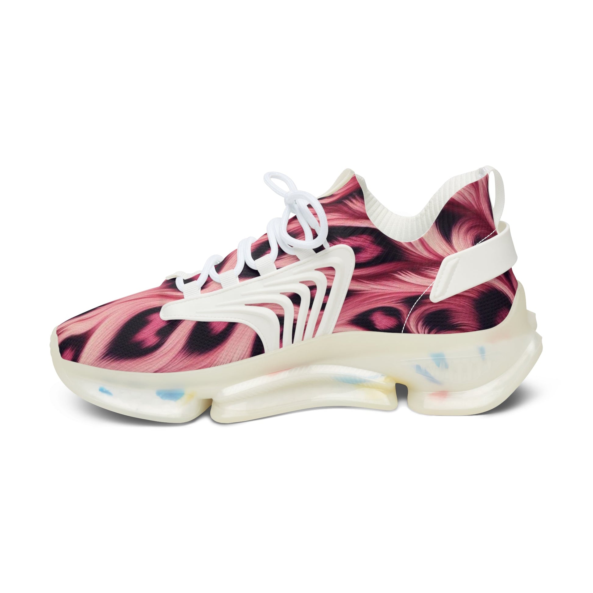 Sneakers Women's Mesh animal pink by Mariu del Campo. - Mariu del Campo