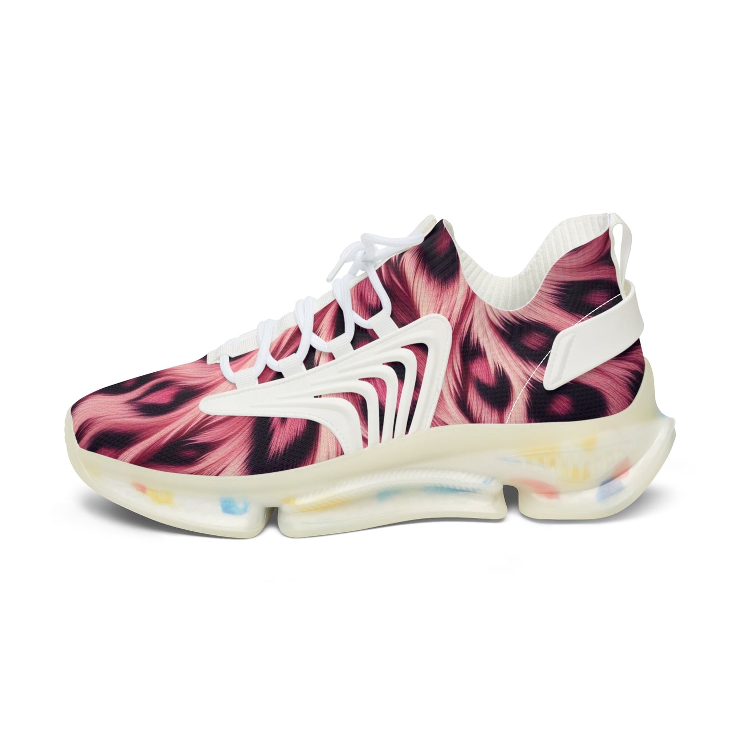 Sneakers Women's Mesh animal pink by Mariu del Campo. - Mariu del Campo