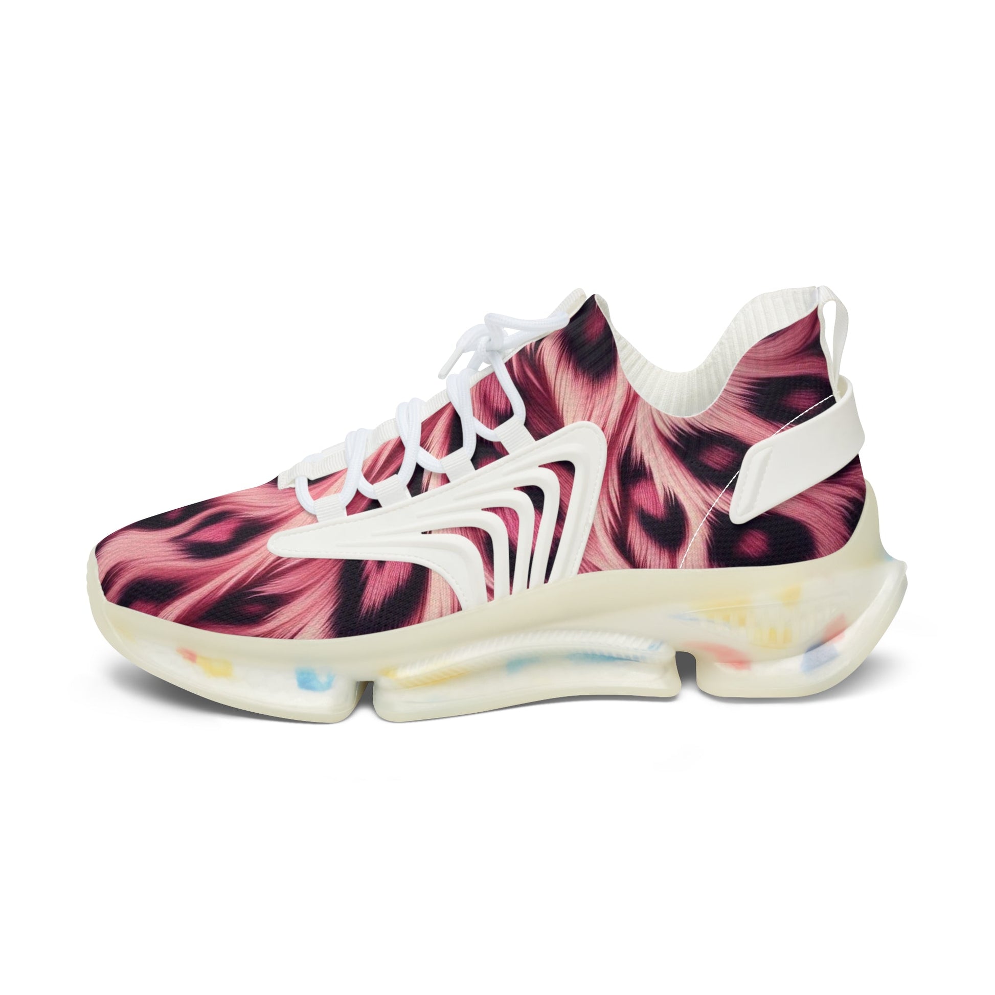 Sneakers Women's Mesh animal pink by Mariu del Campo. - Mariu del Campo