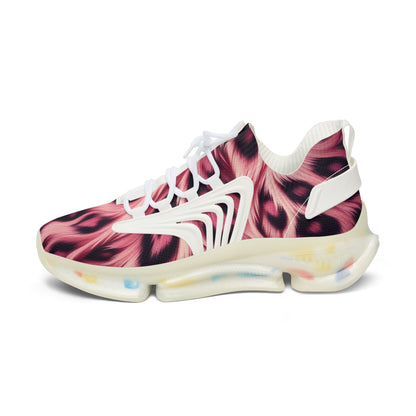 Sneakers Women's Mesh animal pink by Mariu del Campo. - Mariu del Campo