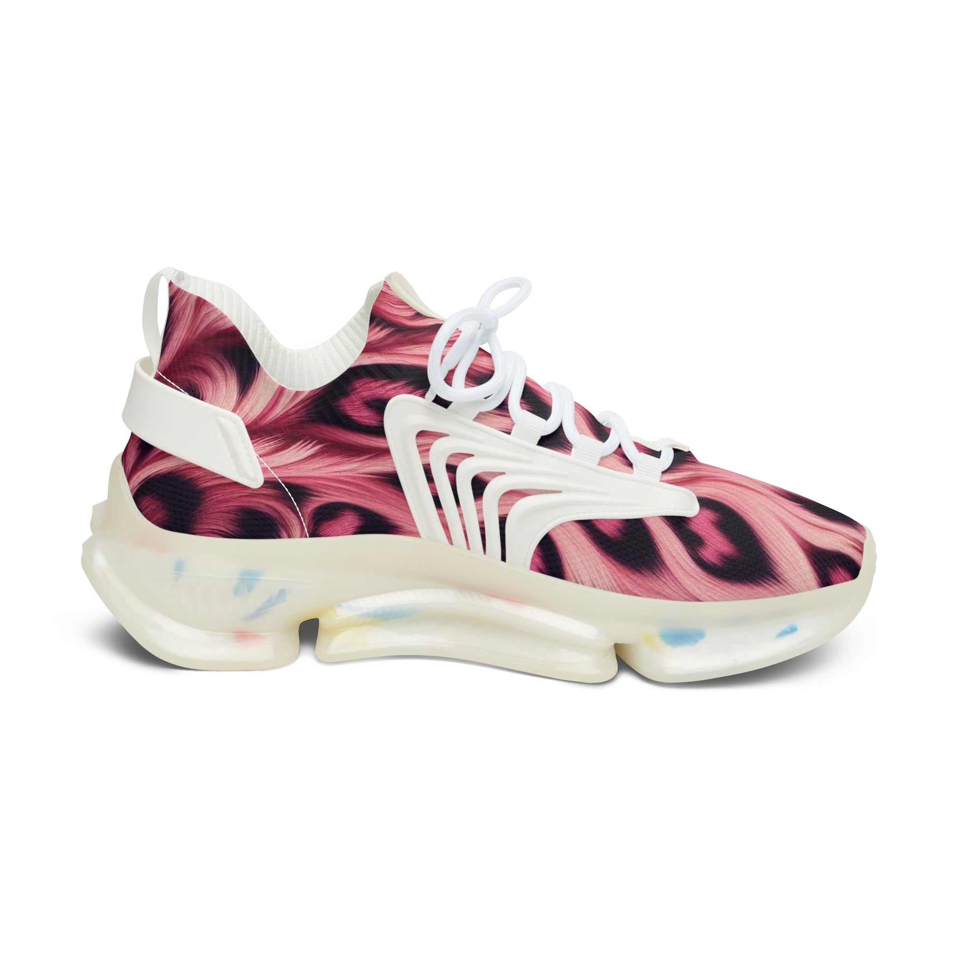 Sneakers Women's Mesh animal pink by Mariu del Campo. - Mariu del Campo