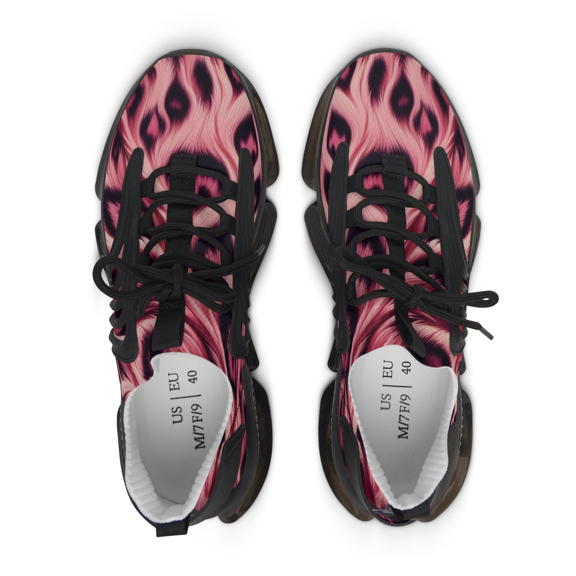 Sneakers Women's Mesh animal pink by Mariu del Campo. - Mariu del Campo