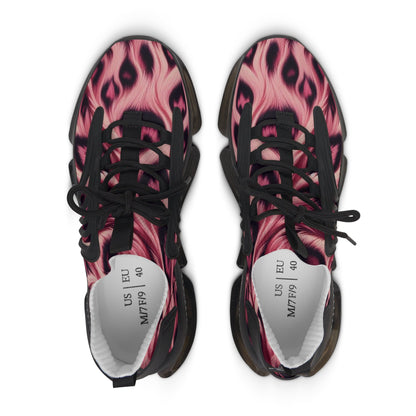 Sneakers Women's Mesh animal pink by Mariu del Campo. - Mariu del Campo